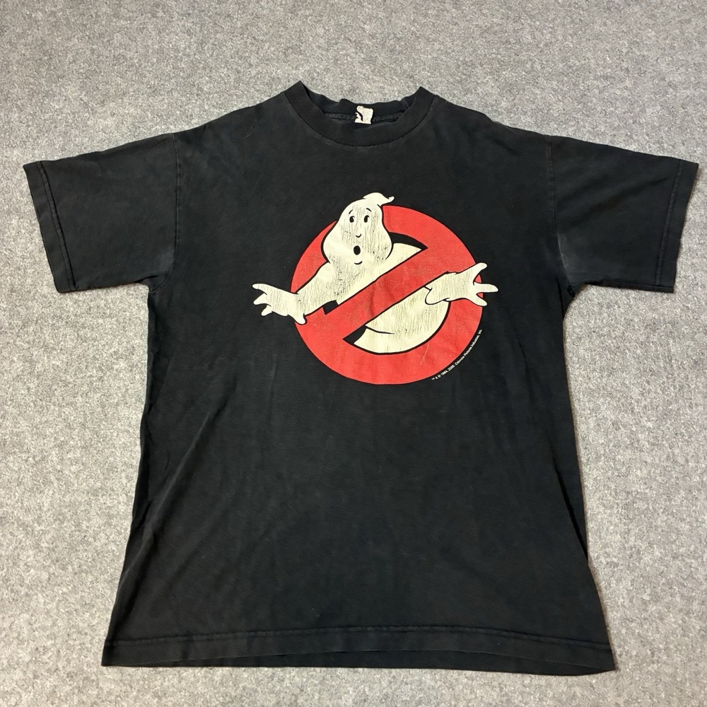 Ghostbusters Graphic T Shirt Size Mens Medium Black Movie Promo 2008 Rare Y2K